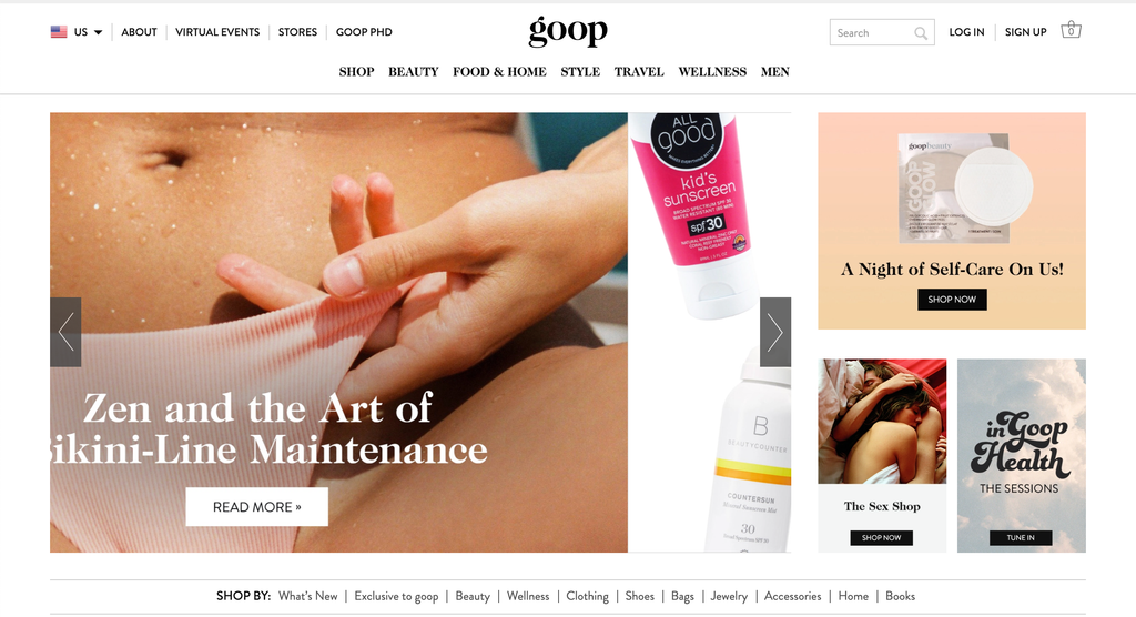 GOOP ONLINE